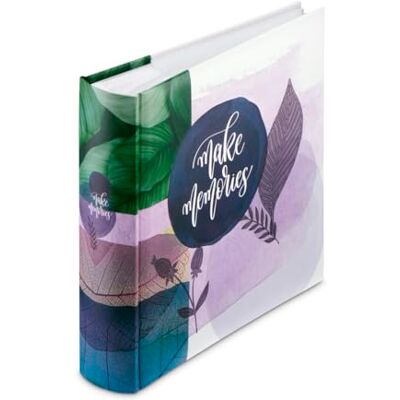 Hama Fotoalbum 'Nature' (memoalbum, 200 foto's 10 x 15 cm, 100 witte pagina's, afmetingen 22,5 x 22 cm, ideaal voor scrapbooking, cadeau-idee, harde omslag, geheugenkaartvak) Hama Fotoalbum 'Nature' (memoalbum, 200 foto's 10 x 15 cm, 100 witte pagina's, afmetingen 22,5 x 22 cm, ideaal voor scrapbooking, cadeau-idee, harde omslag, geheugenkaartvak)