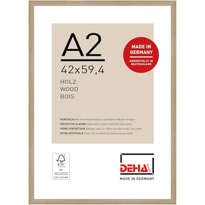 DEHA Design Fotolijst Fontana, 42x59_4 cm, Eiken DEHA Design Fotolijst Fontana, 42x59_4 cm, Eiken