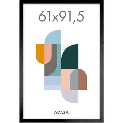ACAZA Fotolijst 61 x 91 cm van mdf-hout voor posters en foto's, zwart ACAZA Fotolijst 61 x 91 cm van mdf-hout voor posters en foto's, zwart