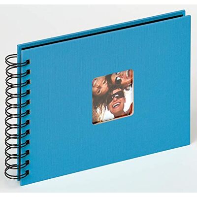 walther design fotoalbum oceaanblauw 23 x 17 cm spiraalalbum met omslaguitsparing, Fun SA-109-U walther design fotoalbum oceaanblauw 23 x 17 cm spiraalalbum met omslaguitsparing, Fun SA-109-U