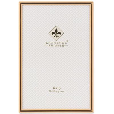 Lawrence Frames Simply 670046 fotolijst verguld metaal 10 x 15 cm Lawrence Frames Simply 670046 fotolijst verguld metaal 10 x 15 cm