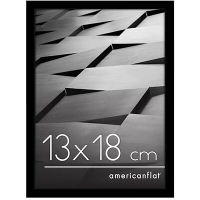 Americanflat Fotolijst 13 x 18 cm, fijne rand, zwart Schokbestendig glas, ezel en wandhanger inbegrepen, horizontaal of verticaal formaat, voor je foto's Americanflat Fotolijst 13 x 18 cm, fijne rand, zwart Schokbestendig glas, ezel en wandhanger inbegrepen, horizontaal of verticaal formaat, voor je foto's