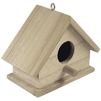 Rayher FSC Mix Credit nestkast van hout, 13,5 x 7,5 x 10 cm, natuur, 62414000 Rayher FSC Mix Credit nestkast van hout, 13,5 x 7,5 x 10 cm, natuur, 62414000