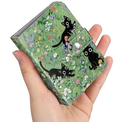 FINTIE Mini-fotoalbum voor films, 5,1 x 7,6 cm, 52 vakken, voor Fujifilm Instax Mini / Polaroid Hi-Print instant camera, Kpop fotokaarthouder (kat FINTIE Mini-fotoalbum voor films, 5,1 x 7,6 cm, 52 vakken, voor Fujifilm Instax Mini / Polaroid Hi-Print instant camera, Kpop fotokaarthouder (kat