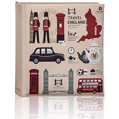 ARPAN London Icons Fotoalbum voor 200 foto's, 15 x 10 cm ARPAN London Icons Fotoalbum voor 200 foto's, 15 x 10 cm