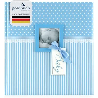 Goldbuch Sweetheart Babyalbum voor meisjes, 30 x 31 cm, 60 pagina's met pergamijn, kunstdruk, roze, sweetheart blauw, 30 x 31 cm Goldbuch Sweetheart Babyalbum voor meisjes, 30 x 31 cm, 60 pagina's met pergamijn, kunstdruk, roze, sweetheart blauw, 30 x 31 cm