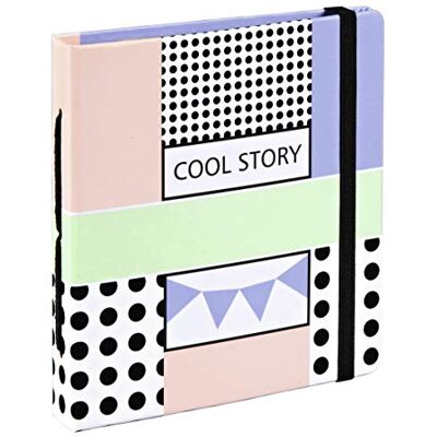 Hama Insteekalbum "Cool Story" (albumformaat 11,7 cm x 12,7 cm, voor 28 snapshots, foto's tot 8,9 cm x 10,8 cm, 28 pagina's, elegant, zijinzet), meerkleurig Hama Insteekalbum "Cool Story" (albumformaat 11,7 cm x 12,7 cm, voor 28 snapshots, foto's tot 8,9 cm x 10,8 cm, 28 pagina's, elegant, zijinzet), meerkleurig