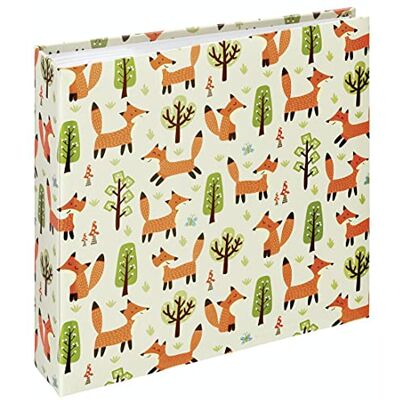 Hama Memoalbum "Forest" (voor 200 foto's in het formaat 10 x 15 cm, traditioneel kinderalbum 22,5 x 22 cm, 100 witte pagina's, vossen, elegant, CD-sleuf) bruin/beige/groen/oranje/wit Hama Memoalbum "Forest" (voor 200 foto's in het formaat 10 x 15 cm, traditioneel kinderalbum 22,5 x 22 cm, 100 witte pagina's, vossen, elegant, CD-sleuf) bruin/beige/groen/oranje/wit
