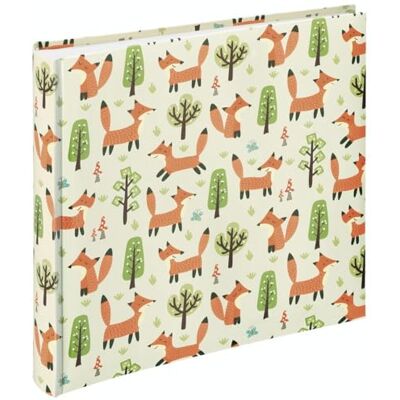 Hama Jumbo-fotoalbum "Forest" (voor 400 foto's in het formaat 10 x 15 cm, kinderalbum 30 x 30 cm, 100 witte pagina's, vos, elegant) bruin/beige/groen/oranje/wit Hama Jumbo-fotoalbum "Forest" (voor 400 foto's in het formaat 10 x 15 cm, kinderalbum 30 x 30 cm, 100 witte pagina's, vos, elegant) bruin/beige/groen/oranje/wit