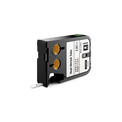 Dymo XTL labelcassette voor krimpringen, 6 mm x 2,7 m, zwart op wit Dymo XTL labelcassette voor krimpringen, 6 mm x 2,7 m, zwart op wit