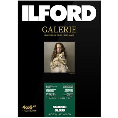 Ilford Gallery Smooth 10x15 cm 310 g Prestige Gloss 100 vellen Ilford Gallery Smooth 10x15 cm 310 g Prestige Gloss 100 vellen