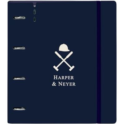safta HARPER & NEYER Ordner met 4 ringen van 35 mm, met vulling, 100 vellen A4, ideaal voor kinderen van verschillende leeftijden, comfortabel en veelzijdig, kwaliteit en sterkte, 27 x 4 x 32 cm safta HARPER & NEYER Ordner met 4 ringen van 35 mm, met vulling, 100 vellen A4, ideaal voor kinderen van verschillende leeftijden, comfortabel en veelzijdig, kwaliteit en sterkte, 27 x 4 x 32 cm