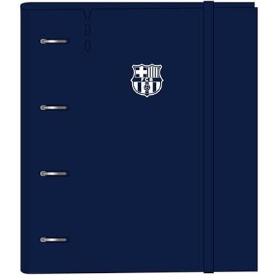 safta F.C. BARCELONA Ordner met 4 ringen van 35 mm, met vulling, 100 vellen A4, ideaal voor kinderen van verschillende leeftijden, comfortabel en veelzijdig, kwaliteit en sterkte, 27 x 4 x 32 cm, blauw, safta F.C. BARCELONA Ordner met 4 ringen van 35 mm, met vulling, 100 vellen A4, ideaal voor kinderen van verschillende leeftijden, comfortabel en veelzijdig, kwaliteit en sterkte, 27 x 4 x 32 cm, blauw,
