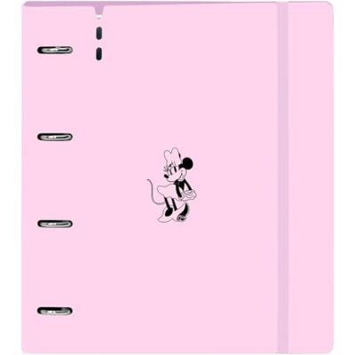 safta Minnie Mouse Naive Ordner met 4 ringen van 35 mm, met vulling, 100 vellen A4, ideaal voor kinderen van verschillende leeftijden, comfortabel en veelzijdig, kwaliteit en sterkte, 27 x 4 x 32 cm safta Minnie Mouse Naive Ordner met 4 ringen van 35 mm, met vulling, 100 vellen A4, ideaal voor kinderen van verschillende leeftijden, comfortabel en veelzijdig, kwaliteit en sterkte, 27 x 4 x 32 cm