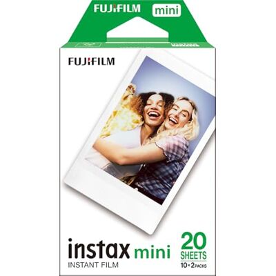 instax Fujifilm Mini WW 2 Fuji 16386016 MINI Instant Film geschikt voor polaroid camera 2 x 10 vellen, 86 x 54 mm set van 2 x 10 vellen (2 stuks), wit instax Fujifilm Mini WW 2 Fuji 16386016 MINI Instant Film geschikt voor polaroid camera 2 x 10 vellen, 86 x 54 mm set van 2 x 10 vellen (2 stuks), wit