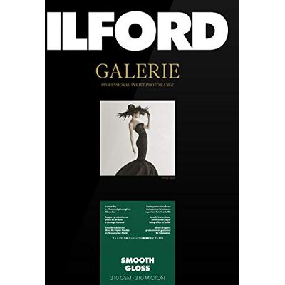 Ilford Galerie Premium Smooth Brillant 2001737 Inkjetpapier, foto, RC glanzend, A3+, 25 vellen, 310 g Ilford Galerie Premium Smooth Brillant 2001737 Inkjetpapier, foto, RC glanzend, A3+, 25 vellen, 310 g