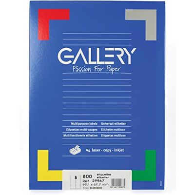 Gallery Labels 99,1 x 67,7 mm, 100 vellen Gallery Labels 99,1 x 67,7 mm, 100 vellen