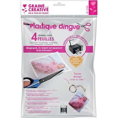 Creative Creatief krimpplastiek, bedrukbaar, etui van 4 vel, transparant Creative Creatief krimpplastiek, bedrukbaar, etui van 4 vel, transparant
