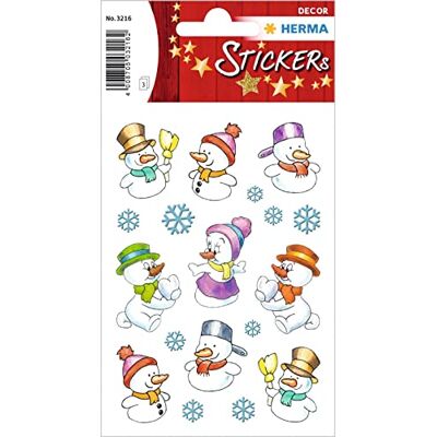 HERMA 3216 kerststickers, kerstpapier, mat, decoratieve stickers, permanente stickers voor Kerstmis, geschenken, knutselen, adventskalender (27 stuks) HERMA 3216 kerststickers, kerstpapier, mat, decoratieve stickers, permanente stickers voor Kerstmis, geschenken, knutselen, adventskalender (27 stuks)