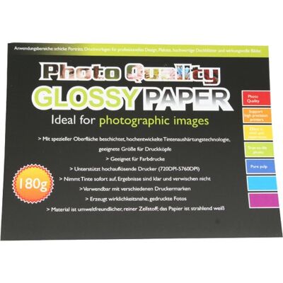 WINTECH SG-180-10x15 fotopapier, wit, 180 g/m², 10 x 15, 50 vellen, 100 x 150 mm) WINTECH SG-180-10x15 fotopapier, wit, 180 g/m², 10 x 15, 50 vellen, 100 x 150 mm)