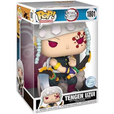 Funko Pop! Jumbo: Demon Slayer Tengen Uzui- Vinyl figuur om te verzamelen Cadeau-idee Officiële Producten Speelgoed voor Kinderen en Volwassenen Anime Fans Funko Pop! Jumbo: Demon Slayer Tengen Uzui- Vinyl figuur om te verzamelen Cadeau-idee Officiële Producten Speelgoed voor Kinderen en Volwassenen Anime Fans