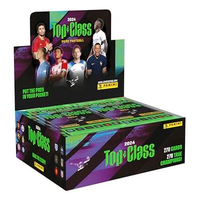 Panini Top Class FIFA 2024 Trading Cards Doos met 24 stuks (hoezen met 8 kaarten), 004892BOX24F Panini Top Class FIFA 2024 Trading Cards Doos met 24 stuks (hoezen met 8 kaarten), 004892BOX24F
