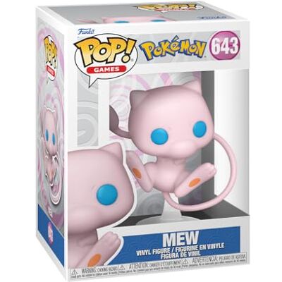 Funko Pop! Games: Pokemon – Mew – figuur van vinyl om te verzamelen – cadeau-idee – officiële producten – speelgoed voor kinderen en volwassenen – Video Games Fans Funko Pop! Games: Pokemon – Mew – figuur van vinyl om te verzamelen – cadeau-idee – officiële producten – speelgoed voor kinderen en volwassenen – Video Games Fans