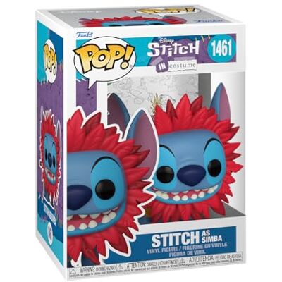 Funko Pop! Disney: Stitch Kostuum Simba Disney: Lilo & Stitch Vinyl Figuur om te verzamelen Cadeau-idee Officiële Producten Speelgoed voor Kinderen en Volwassenen Filmfans Funko Pop! Disney: Stitch Kostuum Simba Disney: Lilo & Stitch Vinyl Figuur om te verzamelen Cadeau-idee Officiële Producten Speelgoed voor Kinderen en Volwassenen Filmfans