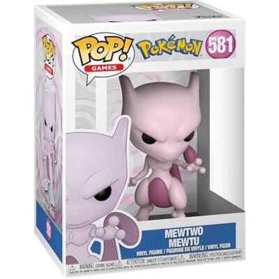 Funko Pop! Games: Pokemon Mewtwo Mewtwo vinyl verzamelfiguur, cadeau-idee, officiële handelswaarde, speelgoed voor kinderen en volwassenen, videospelfans, modelfiguur Funko Pop! Games: Pokemon Mewtwo Mewtwo vinyl verzamelfiguur, cadeau-idee, officiële handelswaarde, speelgoed voor kinderen en volwassenen, videospelfans, modelfiguur