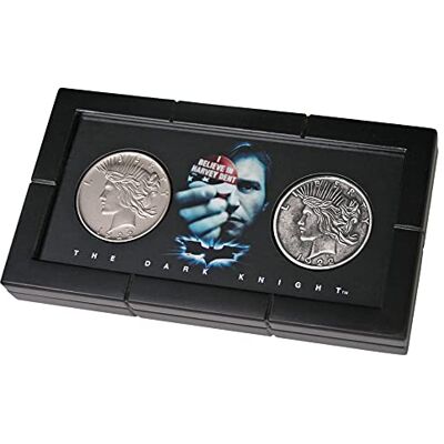 The Noble Collection DC The Dark Knight Harvey Dent & Two-Face Coin Set 15,5 cm Batman Replica Officieel gelicentieerd The Noble Collection DC The Dark Knight Harvey Dent & Two-Face Coin Set 15,5 cm Batman Replica Officieel gelicentieerd