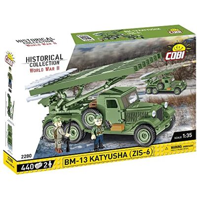 COBI 2280 bm-13 katyusha bouwstenen, various COBI 2280 bm-13 katyusha bouwstenen, various