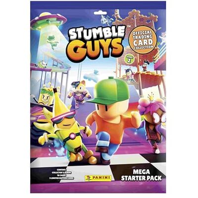 Panini Stumble Guys Trading Cards 2 Starter Pack (1 map + 2 hoezen + 1 gelimiteerde oplage) Panini Stumble Guys Trading Cards 2 Starter Pack (1 map + 2 hoezen + 1 gelimiteerde oplage)