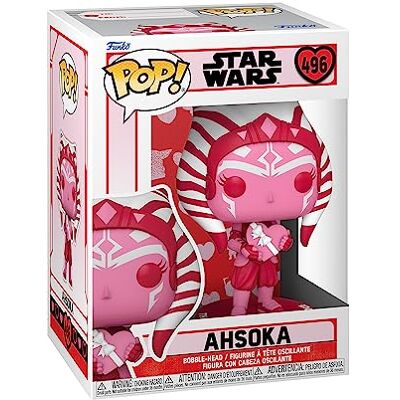 Funko Pop! Star Wars: Valentines Ahsoka Tano Star Wars: The Mandalorian Vinyl Figuur om te verzamelen Cadeau-idee Officiële Producten Speelgoed voor Kinderen en Volwassenen TV Fans Funko Pop! Star Wars: Valentines Ahsoka Tano Star Wars: The Mandalorian Vinyl Figuur om te verzamelen Cadeau-idee Officiële Producten Speelgoed voor Kinderen en Volwassenen TV Fans