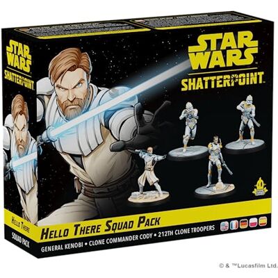 Asmodee Atomic Mass Games Star Wars Shatterpoint Hello There General Obi-Wan Kenobi Squad Pack Miniaturen Expansion Compatibel met Star Wars Shatterpoint Skirmish Game 2 spelers 90 minuten Asmodee Atomic Mass Games Star Wars Shatterpoint Hello There General Obi-Wan Kenobi Squad Pack Miniaturen Expansion Compatibel met Star Wars Shatterpoint Skirmish Game 2 spelers 90 minuten