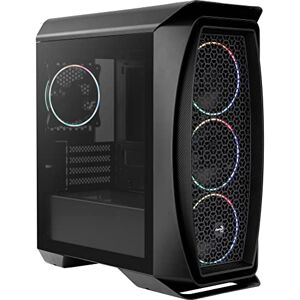 Aerocool Aeroonemiclip PC-behuizing Micro ATX, 4 ventilatoren, 2 panelen, zwart Aerocool Aeroonemiclip PC-behuizing Micro ATX, 4 ventilatoren, 2 panelen, zwart