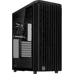 Asus ProArt PA401 Wood Edition, ATX PC-chassis voor middelgrote toren, houten frontpaneel, zijwand van gehard glas, 2 x 160 mm ventilator met ringbladen, knopvergrendeling Asus ProArt PA401 Wood Edition, ATX PC-chassis voor middelgrote toren, houten frontpaneel, zijwand van gehard glas, 2 x 160 mm ventilator met ringbladen, knopvergrendeling