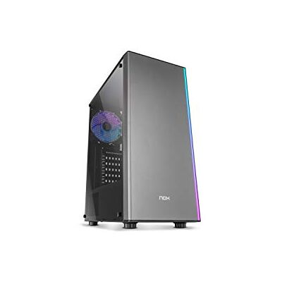 Xtreme Infinity Omega ARGB ATX Mid-Tower Micro ATX-ITX, ARGB-ventilator 120 mm inbegrepen, USB 2.0-3.0, audio-hub, ruimte voor maximaal 4 ventilatoren, acryl zijpaneel, kleur zwart Xtreme Infinity Omega ARGB ATX Mid-Tower Micro ATX-ITX, ARGB-ventilator 120 mm inbegrepen, USB 2.0-3.0, audio-hub, ruimte voor maximaal 4 ventilatoren, acryl zijpaneel, kleur zwart