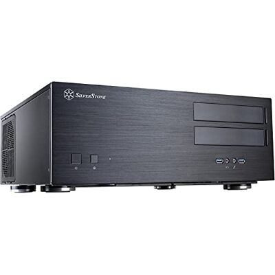 Silverstone SST-GD08B Grandia PC-behuizing HTPC ATX, hoge prestaties van stille luchtstroom, zwart Silverstone SST-GD08B Grandia PC-behuizing HTPC ATX, hoge prestaties van stille luchtstroom, zwart