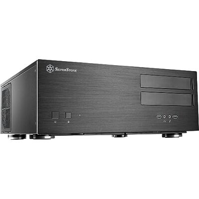 Silverstone Technology SST-GD08B Grandia PC-behuizing, HTPC, ATX, hoge prestaties, stille luchtstroom, zwart Silverstone Technology SST-GD08B Grandia PC-behuizing, HTPC, ATX, hoge prestaties, stille luchtstroom, zwart
