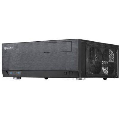 Silverstone SST-GD09B Grandia HTPC ATX Desktop behuizing met hoog en geluidsarm koelsysteem, zwart Silverstone SST-GD09B Grandia HTPC ATX Desktop behuizing met hoog en geluidsarm koelsysteem, zwart