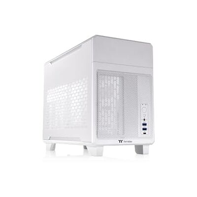 Thermaltake TR100 Mini Tower Gaming Case Super Compact Sneeuw Thermaltake TR100 Mini Tower Gaming Case Super Compact Sneeuw