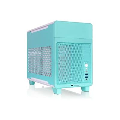 Thermaltake TR100 Mini Tower Gaming Case Super Compact Aardbeienmunt Thermaltake TR100 Mini Tower Gaming Case Super Compact Aardbeienmunt