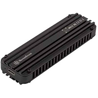 Silverstone SST-MS12 20Gbps SuperSpeed SSD behuizing + USB 3.2 Type-C naar NVMe M.2 Silverstone SST-MS12 20Gbps SuperSpeed SSD behuizing + USB 3.2 Type-C naar NVMe M.2