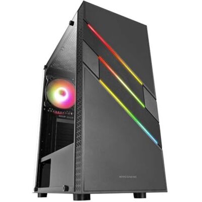 Mars Gaming MC-U3, pc-behuizing Gaming ATX XL, Front Triple ARGB, ventilator ARGB 12 cm, venster gehard glas Mars Gaming MC-U3, pc-behuizing Gaming ATX XL, Front Triple ARGB, ventilator ARGB 12 cm, venster gehard glas
