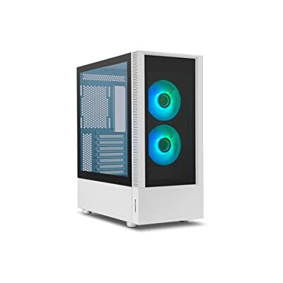 Xtreme HUMMER NEMESIS Micro ATX; mid-tower ATX, gehard glas voor en zijkant, oneindige ARGB led-ventilatoren, tot 8 ventilatoren, grote afbeeldingen, USB 3.0, wit Xtreme HUMMER NEMESIS Micro ATX; mid-tower ATX, gehard glas voor en zijkant, oneindige ARGB led-ventilatoren, tot 8 ventilatoren, grote afbeeldingen, USB 3.0, wit