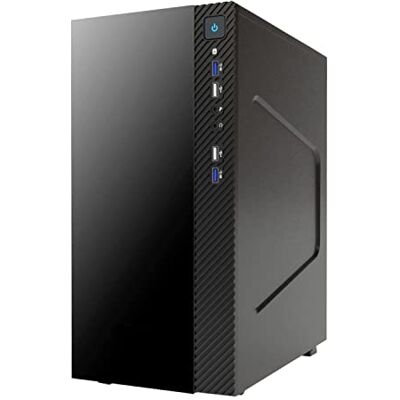 Itek SMALLCOM-G Mini Tower, MATX, 2 x USB3, 2 x USB2, glanzend, zwart Itek SMALLCOM-G Mini Tower, MATX, 2 x USB3, 2 x USB2, glanzend, zwart