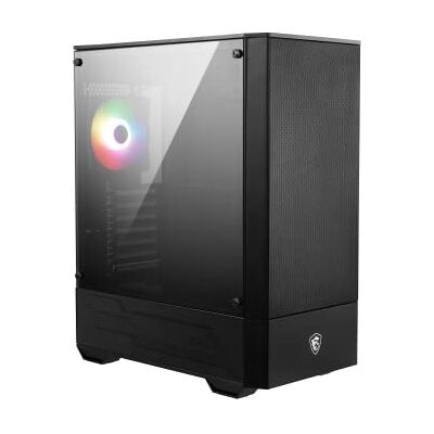 MSI MAG FORGE 111R Pc-behuizing, middelgrote toren, ATX, Micro-ATX & Mini-ITX, gehard glas, mesh-front, 1 ARGB-ventilator 120 mm, hub-controller, magnetisch stoffilter, USB 3.2 Gen 1 Type-A-poorten MSI MAG FORGE 111R Pc-behuizing, middelgrote toren, ATX, Micro-ATX & Mini-ITX, gehard glas, mesh-front, 1 ARGB-ventilator 120 mm, hub-controller, magnetisch stoffilter, USB 3.2 Gen 1 Type-A-poorten