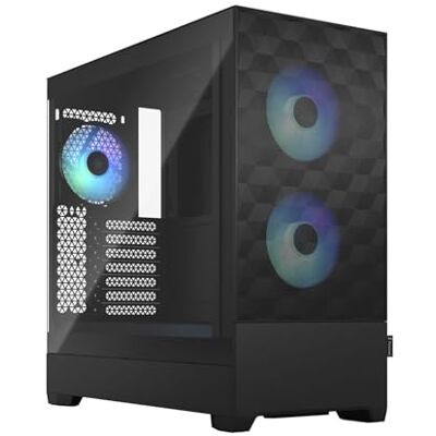 Fractal Design FD-C-POR1A-06 Pop Air RGB Zwart Computer Case TG Clear Tint Gehard Glas,Mid Fractal Design FD-C-POR1A-06 Pop Air RGB Zwart Computer Case TG Clear Tint Gehard Glas,Mid