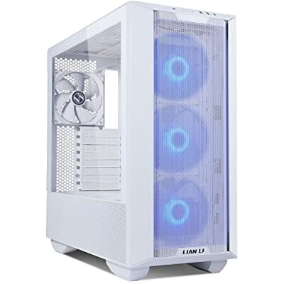 Lian-Li LANCOOL III E-ATX-behuizing, midi-toren, RGB wit Lian-Li LANCOOL III E-ATX-behuizing, midi-toren, RGB wit