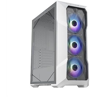 Cooler Master MasterBox TD500 Mesh V2 PC-behuizing, middelgroot, E-ATX met polygonaal mesh, 3 x 120 mm ARGB ventilator, zijpaneel van gehard glas, USB Type-C 10 Gb/s wit Cooler Master MasterBox TD500 Mesh V2 PC-behuizing, middelgroot, E-ATX met polygonaal mesh, 3 x 120 mm ARGB ventilator, zijpaneel van gehard glas, USB Type-C 10 Gb/s wit